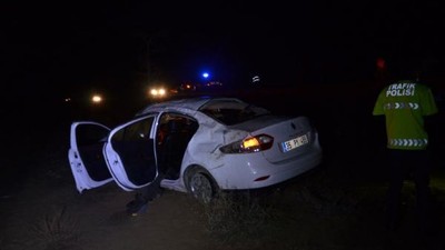 Otomobil şarampole devrildi: 1 ölü, 4 yaralı