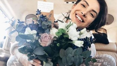 Deniz Baysal'a nişanlısından doğum günü kutlaması