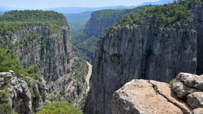 Doğa harikası Tazı Kanyonu'nda 'zipline' tartışması