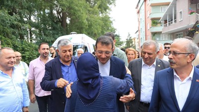 Ekrem İmamoğlu, Sarıyer'de incelemelerde bulundu