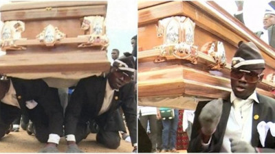 Sosyal medyada patlayan 'Coffin Dance' akımının hikayesi hüzünlendiriyor!