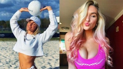 Genç voleybolcu Kayla Simmons mesleğini değiştirdi