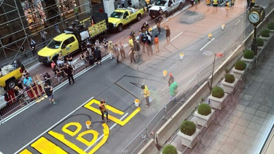 ABD’de Trump Tower’ın karşısına 'Black Lives Matter' yazıldı