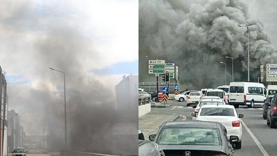 Ankara'da kimyasal madde üreten iş yerinde yangın