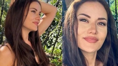 6 aylık hamile Fahriye Evcen'den yeni poz