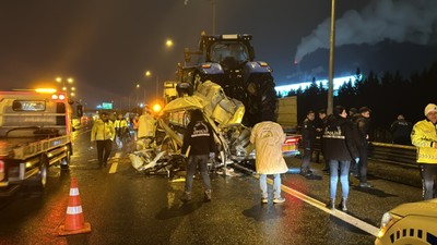 Anadolu Otoyolu'nda kaza: 1 kişi hayatını kaybetti