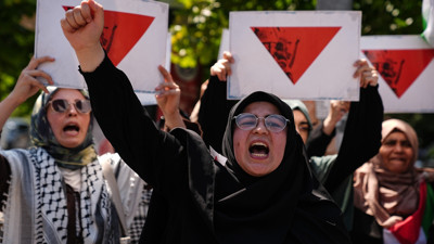 Filistin Sembolü Yasağı Protesto Edildi: 'Almanya Koruyor, İsrail Vuruyor'