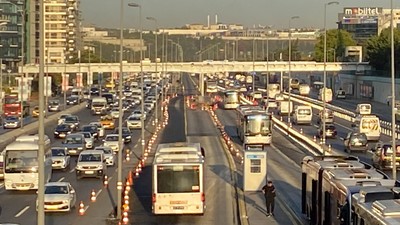 İstanbul’da Trafik Yoğunluğu Yüzde 55’e Ulaştı