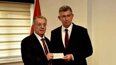 Kıbrıs Kayıp Şahıslar Komitesi'ne Türkiye'den  100 Bin Dolarlık Bağış