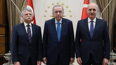 Cumhurbaşkanı Erdoğan, Macaristan Ulusal Meclis Başkanı Köver’i kabul etti