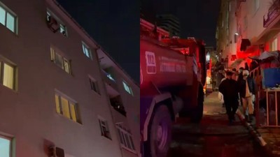 Küçükçekmece’de Yangın Paniği! 1 Kişi Dumandan Etkilendi