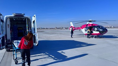 Ambulans Helikopter Hamile Kadın İçin Havalandı