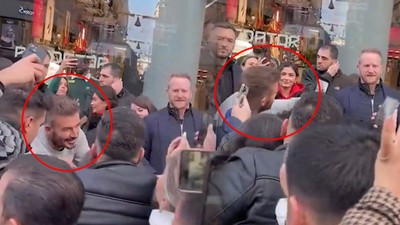 David Beckham, İstiklal Caddesi'nde! Görenler Şoke Oldu, Fotoğraf Çektirmek İçin Sıraya Girdiler