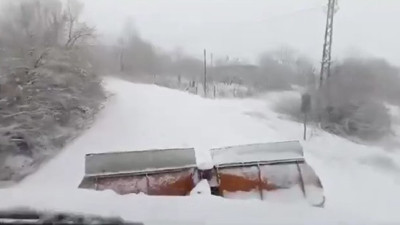 Elazığ Kar Altında, Onlarca Köy Yolu Kapandı