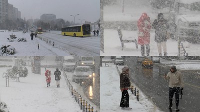 Başakşehir'de Yoğun Kar Yağışı Hayatı Olumsuz Etkiledi