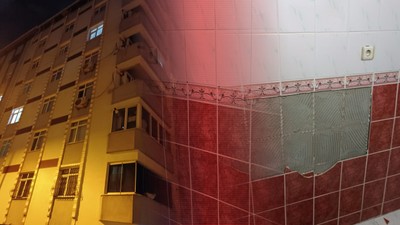Dev Çatlaklar Oluştu! Küçükçekmece'de 7 Katlı Bina Tahliye Edildi