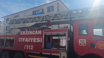 Erzincan’da Yangın Paniği  