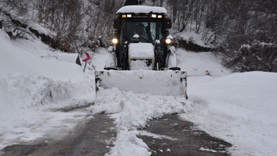 Samsun Atakum'da Kar Yağışına Karşı Seferberlik