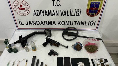 Adıyaman'da Jandarmadan Uyuşturucu Baskını