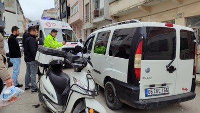 Sinop'ta Otomobil ile Motosiklet Çarpıştı: 1 Yaralı