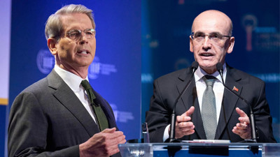 Bakan Şimşek, ABD'li Mevkidaşı Bessent ile Görüştü