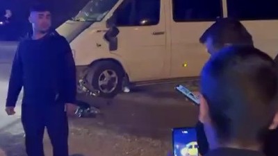 Adıyaman’da Minibüsle Motosiklet Çarpıştı