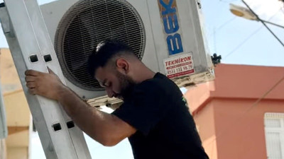 Klima Ustası Ölümden Döndü, Üç Kat Yüksekten…