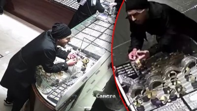 Kuyumcuya Müşteri Kılığında Girdi, 535 Bin TL'lik Altın Çaldı... Meğer Daha Önce de Aynı Taktiği Kullanmış!