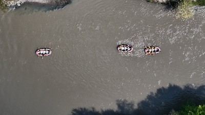 Melen Çayı'nda Rafting Keyfi: Sezon Yoğun Başladı