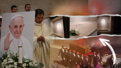 Papa Franciscus'un Mezarından İlk Kareler, 250 Bin Kişilik Tören Sonrası Halka Açıldı
