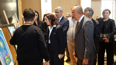 Kudüs ve Gazze için Öğrencilerden Konya’da Resim Sergisi