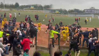 Yeşil Saha Boks Ringine Döndü! Bitiş Düdüğünün Ardından Yumruklar Konuştu