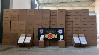 Adana’da Kaçak Makaron Operasyonu: Tam 5 Milyon TL Değerinde ve 8 Milyon Adet...