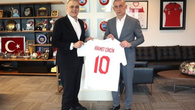 TFF Başkanı Hacıosmanoğlu, Hatayspor Onursal Başkanı Çinçin ile Görüştü
