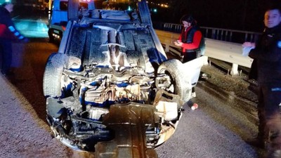Takla Atan Otomobilden Mucize Kurtuluş