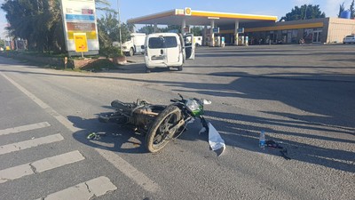 Manavgat’ta Motosiklet Kazası: Sürücü Yaralandı