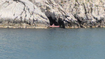 Amasra’da Rus Turist Tavşan Adası’na Kanoyla Girdi, Sahil Güvenlik Harekete Geçti