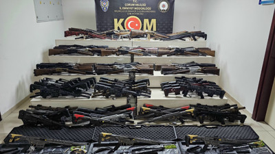 Çorum’da Minibüste 118 Ruhsatsız Av Tüfeği Yakalandı