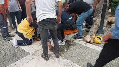 Mersin Mut’ta İş Kazası: Budama Yapan Belediye İşçisi 5 Metreden Düştü, Ağır Yaralı