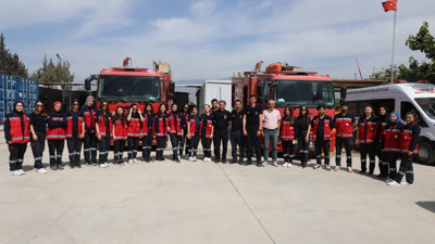 Hatay’da Üniversite Öğrencilerine Yangın Eğitimi
