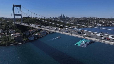 Kocaelispor Bayrağı Boğaz'da