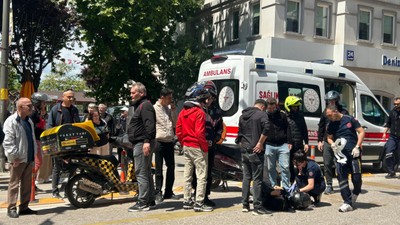 Balıkesir'de Ani Fren Kazaya Neden Oldu
