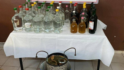 Erdek’te 150 Litre Kaçak Alkol Ele Geçirildi