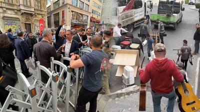 Beyoğlu'nda Tahliye Krizi! 'Terra Santa' Apar Topar Boşaltıldı