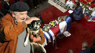 Dünyanın En Yoksul Devlet Başkanına Son Veda! Mujica, Sadık Dostunun Yanına Defnedildi
