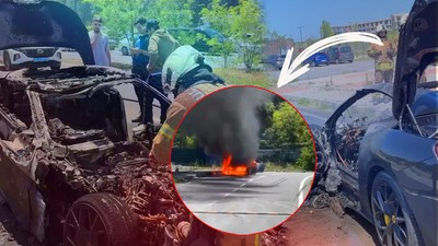 20 Milyonluk Otomobil Kül Olmuştu! Sürücü Serdar Adalı'nın Oğlu Ölümden Döndü