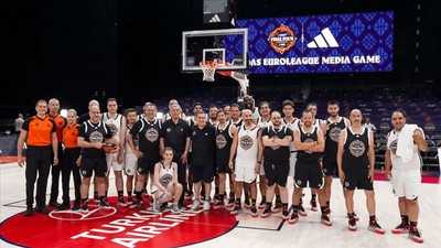 EuroLeague'de Medya Maçı Düzenlendi