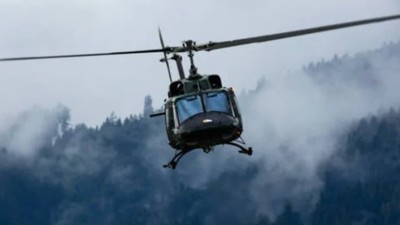 Tayland'da Polis Helikopterinde Facia! 3 Kişi Öldü, Paraşütle Atlayan Bir Kişi Kayıp