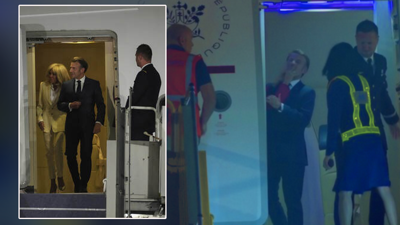 Macron Çifti Arasındaki Tansiyon Düştü! Tokadın Ardından Kol Kola