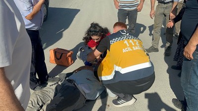 Adıyaman’da Motosiklet devrildi, Sürücü Yaralandı